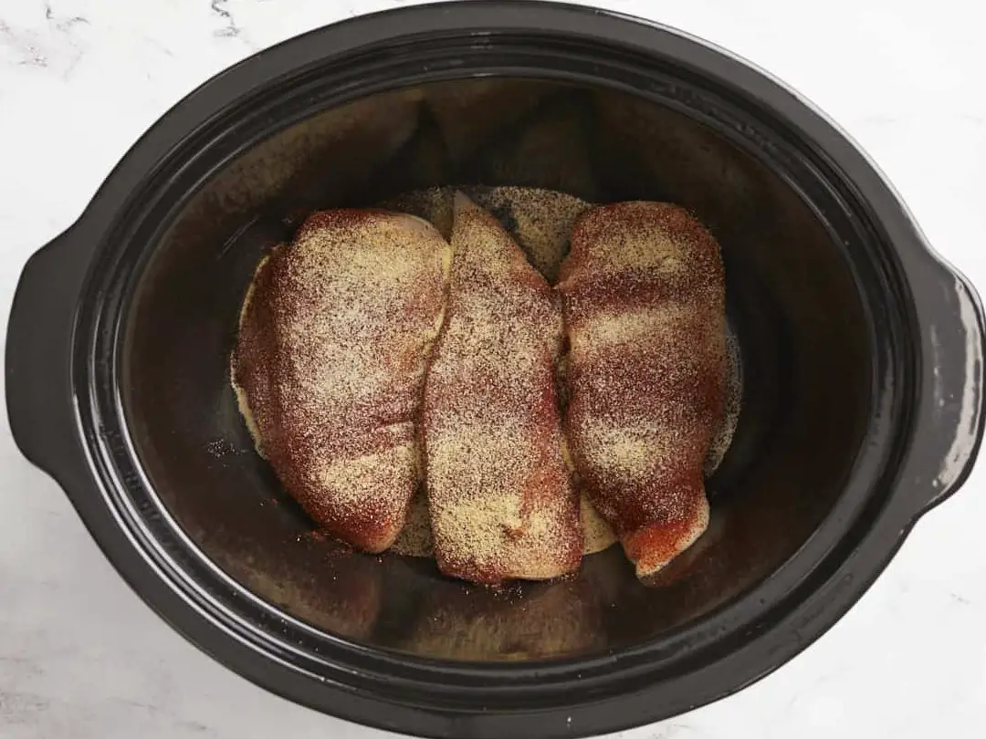 Can you put frozen chicken in the crock pot?